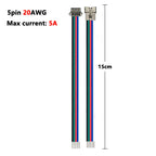 SM JST Connector Cable 22 20AWG Male Female 2/3/4/5/6Pin 12V LED Connectors For Pixel WS2812B RGB LED Strip Light Lamp Driver