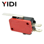 5/10pcs Micro SPDT On Off Momentary Switch Travel Limit Switch 1NO1NC Roller Lever V-15 V-151 V-152 V-153 V-154 V-155 V-156-1C25