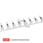 20/50/100Sets 1.5 Series AMP Automobile Connectors 1/2/3/4/5/6 Pin Super Seal Waterproof  Electrical Wire Connector PA66 Nylon