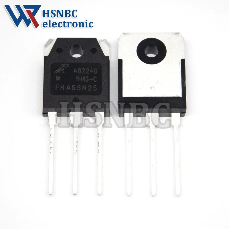 10PCS FHA65N25 65N25 FHA65N25W TO-3P 250V 65A N-channel Power MOSFET Transistor 100% New Original