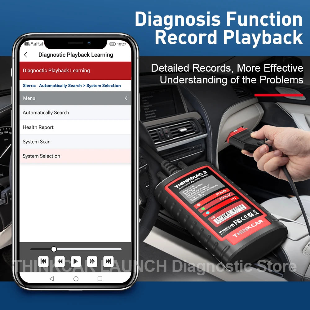 2026 Thinkcar ThinkDiag 2 Ediag Plus ALL Software Canfd Protocol 15 Reset OBD2 Diagnostic Tool Bi-Directional ECU Coding