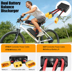 Mini Electric Bicycle Dual-Battery Discharge Converter Connection Adapter, Voltage Range 10 - 100V, Anderson/XT60/XT90 Connector