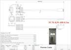 IP67 Waterproof Micro-SD Extension Cable Micro SD TF Card Flex Extender FPC Cable Outdoor Micro SD TF Memory Card Slot