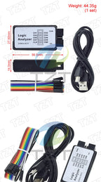 1/3PCS USB Logic Analyzer 24MHz 8 Channel 24M/seconds Logic Analyzer Debugger For ARM FPGA Logic Analyzer Logic 24M 8CH