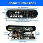 2.1 Channel Bluetooth 5.0 Amplifier Board High-Power HiFi Subwoofer Digital Amplifier Board for Home and Outdoor Sound Systems