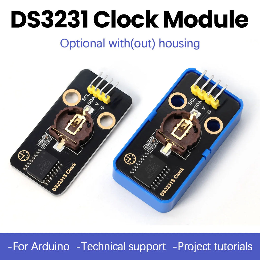 RTC DS3231 Clock Module DIY Electronic Building Blocks For Arduino Projects Compatible With Lego Building Blocks (No Battery)