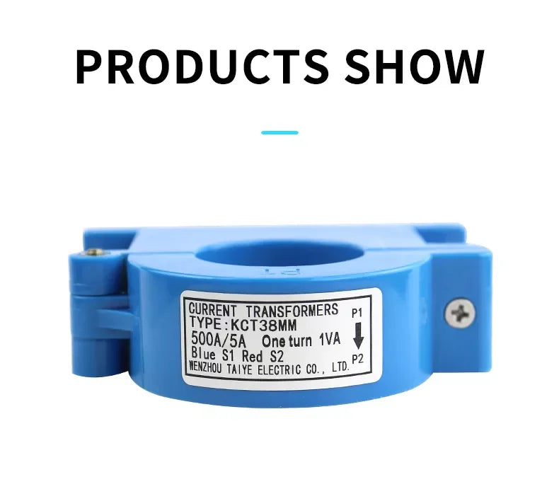 Open Type 100A 150A 200A 300A 400A AC Current Transformer CT 38mm Current Transmitter