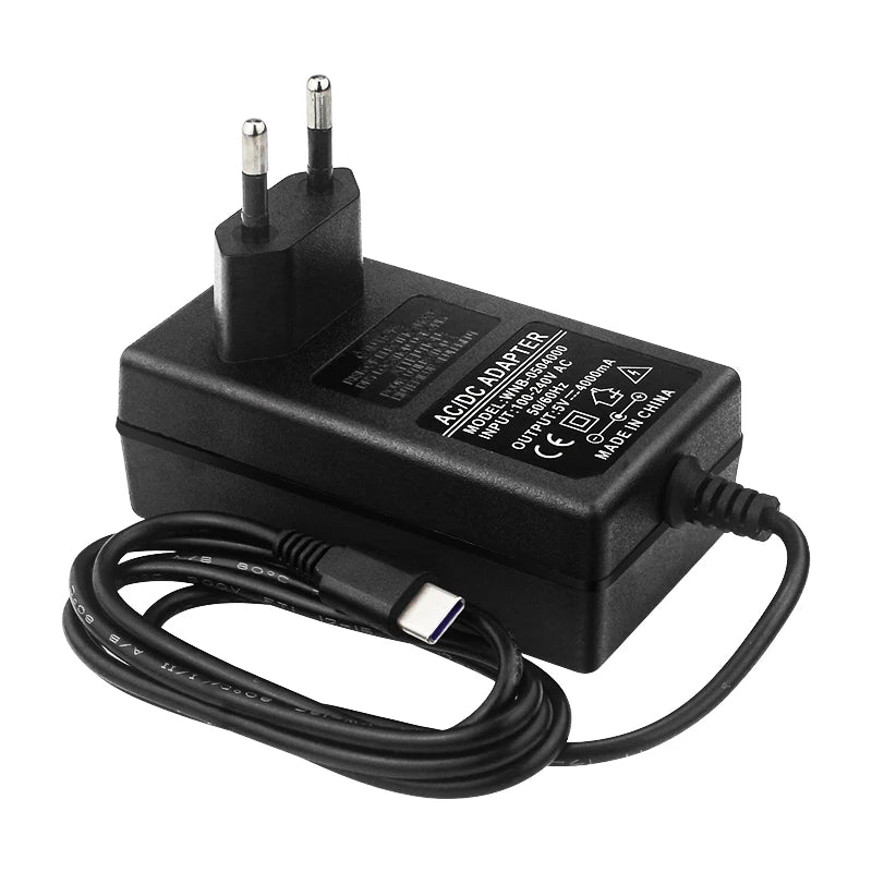 5V 4A  Raspberry Pi 4 Power Supply Type C AC DC Adapter Input 100-240V EU US UK AU Applicable for Orange Pi 5 / 4 LTS / 3 LTS
