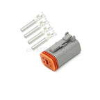 1Set DT Waterproof Automotive Connector Plug Kit DT06-2S/DT04-2P 3P 4P 6P 8P 12P Male Female Plug Socket For Automobile 22-16AWG