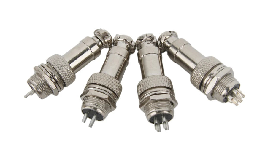 GX12 GX16 GX20 2/3/4/5/6/7/8/9/10 Pin Male Female Butting Wire Cable Circular Aviation Socket Plug Panel Connector Dropshipping
