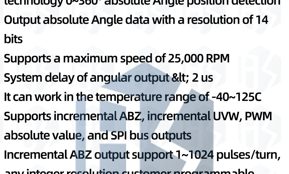 MT6816 High-Speed and High-Precision Magnetic Encoder Magnetic Induction Angle Measurement Sensor Module