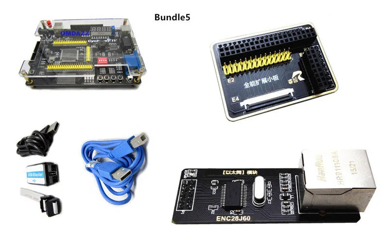 Educational DIY Kit Electronic Altera CycloneIV EP4CE10 FPGA PCB Demo Board with PS/2 UART VGA LCD Camera Network USB Blaster