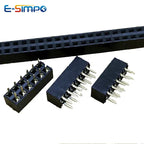 10pcs 2.54mm Ph5.0 Short Profile Double Row Straight 2x3P/5P/6P/10P/12P/20P/40P Rohs Gold Pcb Male Female Pin Header Connector