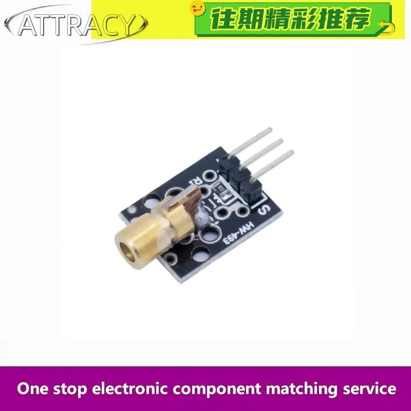 Hongtai Shengye 5V Laser Head Sensor Module, Laser Tube KY-008, Arduino-compatible