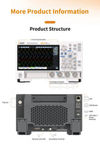 OWON ADS800A Portable Digital Oscilloscope 100MHz Bandwidth 1GSa/s 7" TFT-LCD Storage Multimeter Auto Measure USB/PC Connect