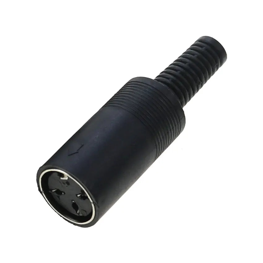 5pcs 3 4 5 6 7 8 Pin DIN Male Female Plug W/ Plastic Handle & Female Socket Hulled Panel Mount Keyboard Cable Connector Adapter