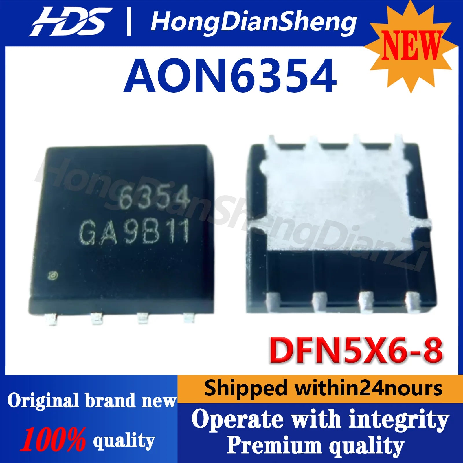 (10-100piece)100% Brand new original AON6354 SMD DFN5X6-8 marked 6354 single N-channel 30V 83A MOSFET