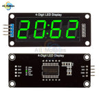 TM1637 LED Display Module for Arduino 4 Digit 7 Segment 0.56 inch Time Clock Indicator Tube Module Red Blue Green Yellow White