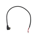 1Pcs 2 Wire 4 Wire Micro USB Power Supply Cable Elbow Head Male Plug Charging Connector DIY Repair Cable 0.3m