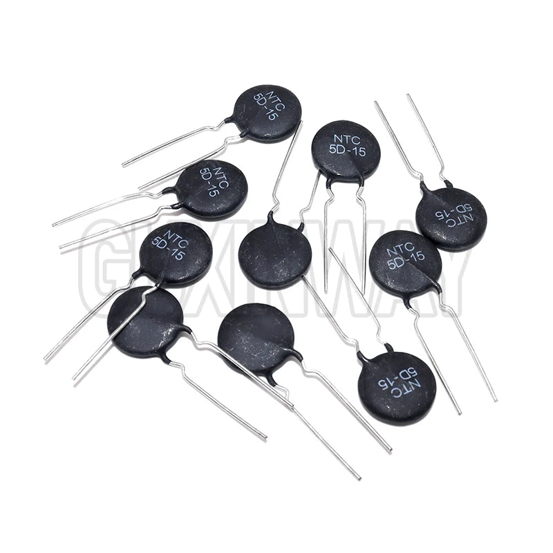 10Pcs Thermistor MF72 5D-15 NTC 5D-7 5D-5D 5D-9 5D-11 Thermal Resistor Temperature Sensor Resistance 5D15 5D11 5D5 5D7 5D9