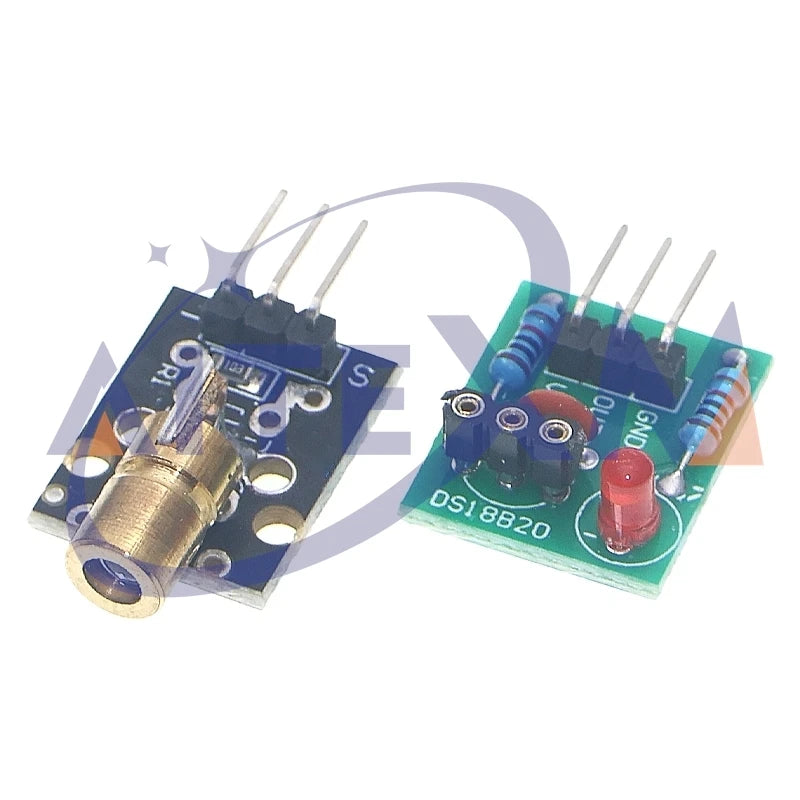 KY-008 650nm Laser Sensor Module Laser Transmitter Module Non-Modulator Tube Laser Receiver Module Kit For Arduino YANXD