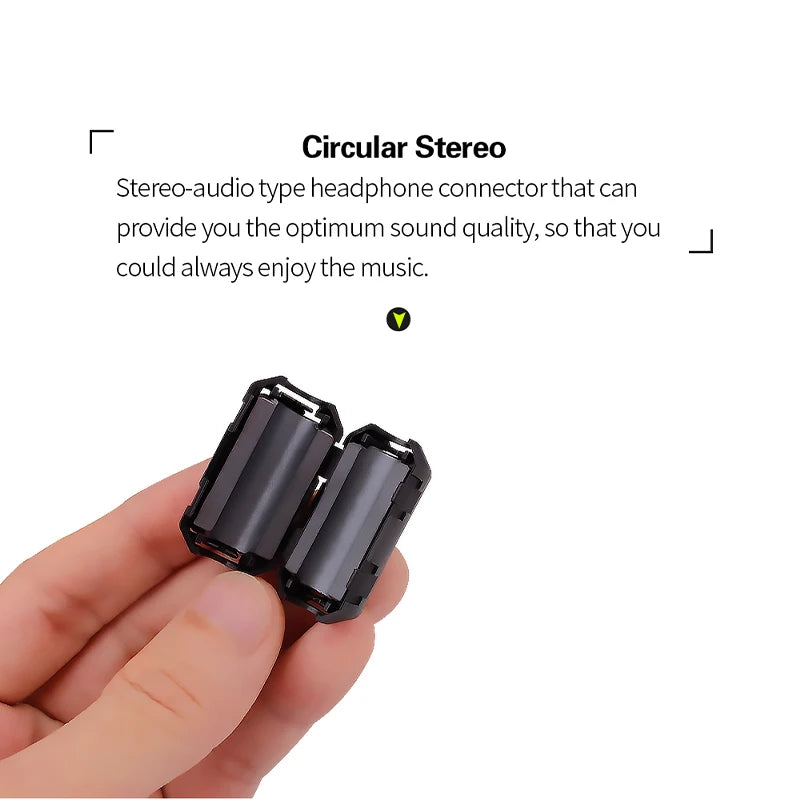 1Pcs/4Pcs Ring Core Ferrite Bead Clamp Choke Coil EMI RFI Noise Filter Clip Snap for 7/9/13mm  Cable Connector Filters Holder