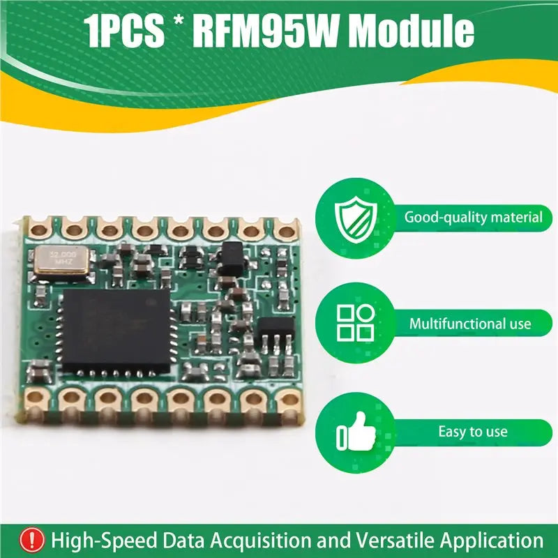 [NEW A09R!】 RFM95W Lora SX1278 Spread Spectrum Wireless Module Lora Wireless Transceiver Module Low Power SPI Interface For Iot