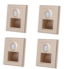 PIR Motion Detector Light Sensor LED Lights AC 110V-220V Recessed Staircase Bedroom Wall Lamp LED Night Light
