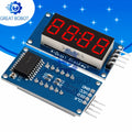 BS TM1637 4-Bits Digital LED Display Module-for Arduino!7-Segment,0.36Inch RED Anode Tube,Four - Serial Driver for Clock Display