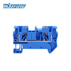 10Pcs PT4 Push-in Terminal Strip Plug PT-4 4mm² Cable Connector Electrical Connect Din Rail Screwless Terminal Block PT 4