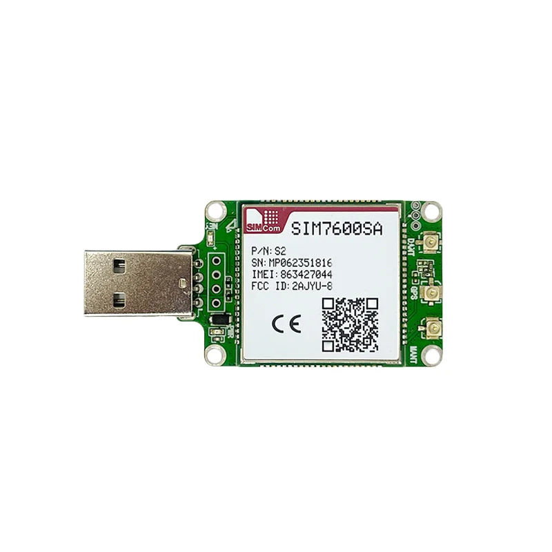SIMcom SIM7600 USB Dongle SIM7600G SIM7600E SIM7600SA 4G LTE CAT1 Module Support GNSS IOT Module Breakout Kit With Antenna