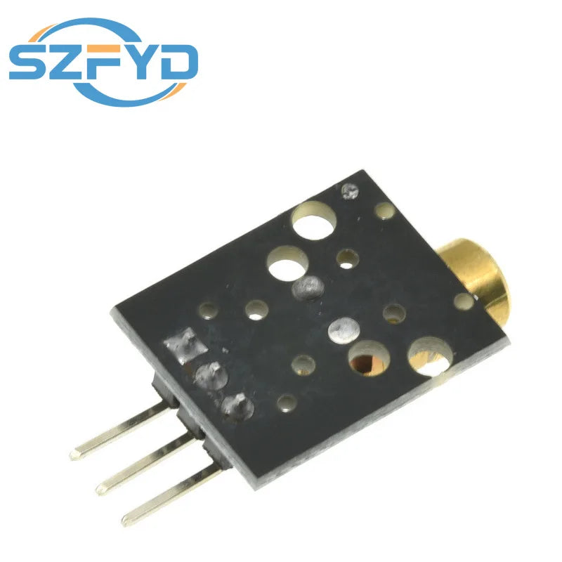 1/5/10pcs KY-008 3pin 650nm Red Laser Transmitter Dot Diode Copper Head Sensor Module for Arduino AVR PIC Compatible MEGA 2560