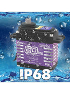 GX3260BLS 60KG 8.4V High Torque All Steel Helical Gear Digital Servo Brushless Motor 25T Metal Servo Arm for Robot Crawler Cars