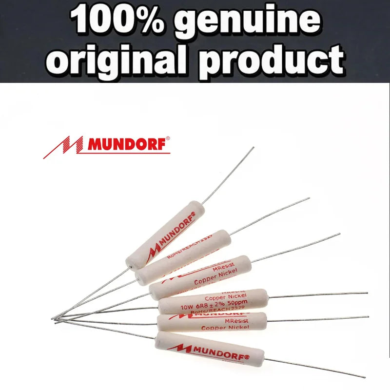 1pcs 100% Original Germany Mundorf MResist Classic 10W MREC10 Non inductive wire winding frequency divider resistor