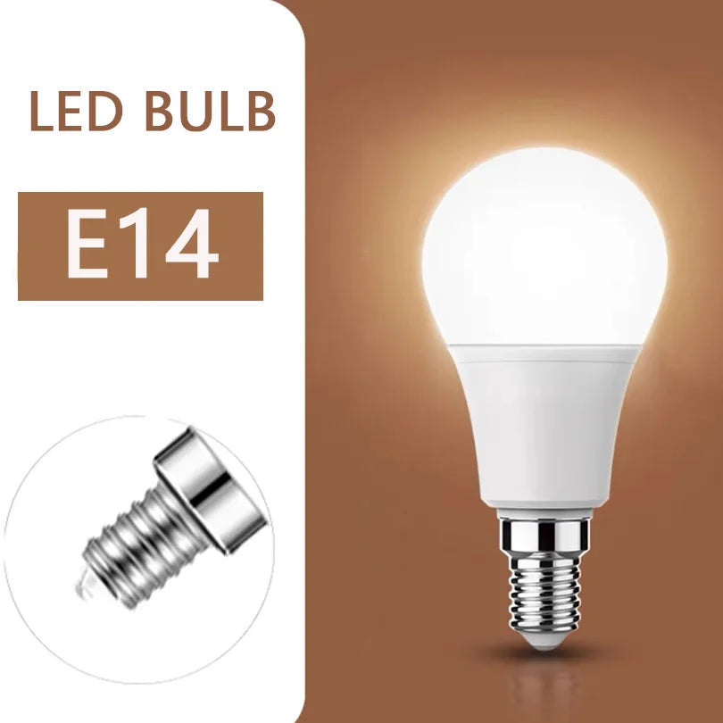 10pcs LED bulb E27 B22 E14 220V Led lamp SMD2835 bombilla 3W 6W 9W 12W 15W 18W 20W Led lights Saving for Indoor  bedroom home