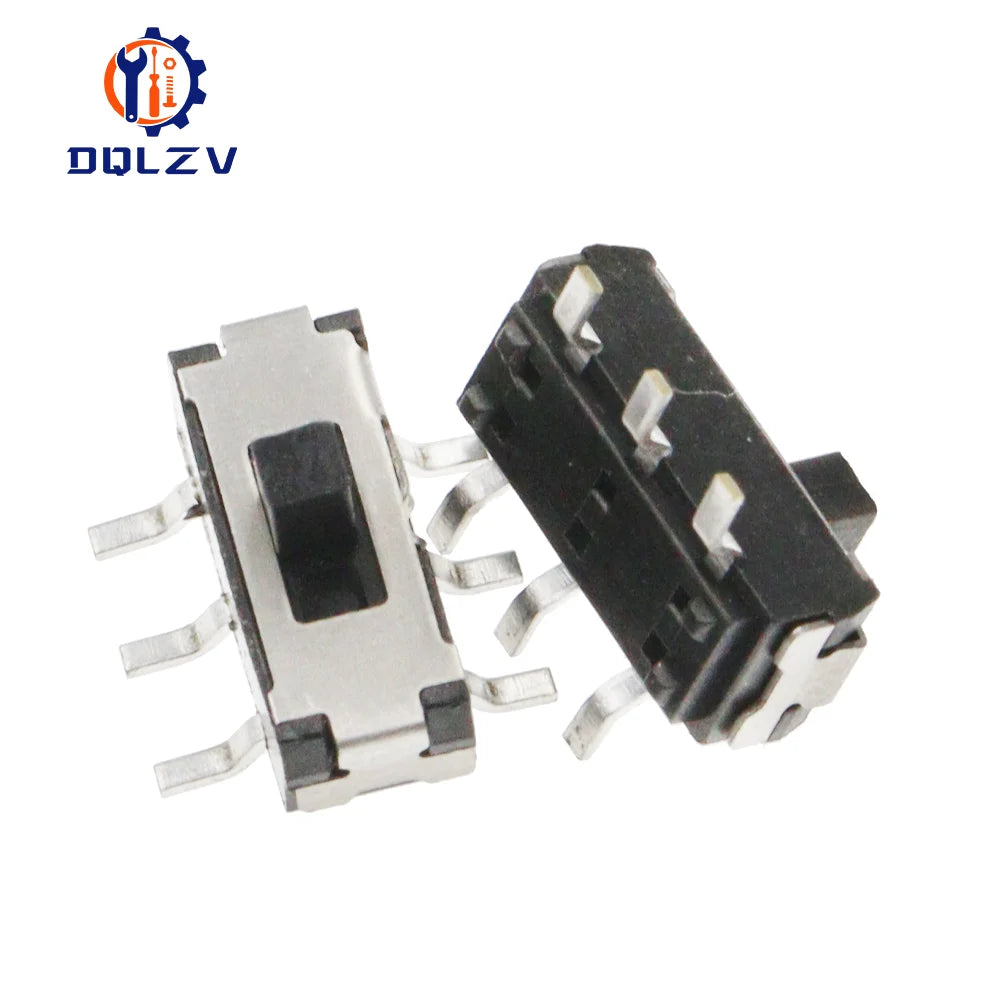 MSS22D18  Miniature SMD DIP Slide Switch 2P2T 6Pin Handle high 2MM for DIY Electronic Accessories