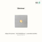 Avoir Matte Silver Vintage Toggle Switch Panel Brass Lever Switches Push Button Home Improvements Light Switches Dimmer Sockets