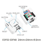M5Stack Official ATOMS3 Lite ESP32-S3FN8 Dev Kit