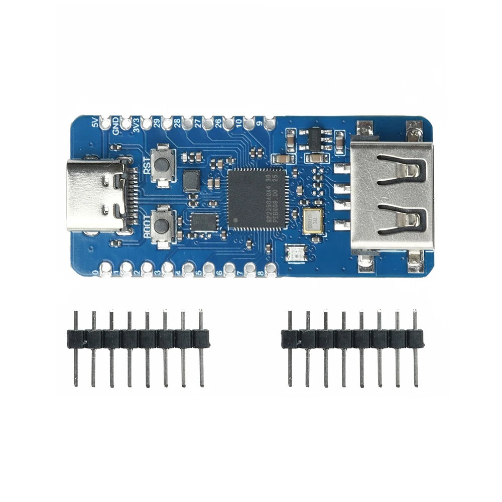 RP2350-USB-A Mini Development Board Microcontroller Processor Based for Raspberry Pi Pico 2 RP2350A Type C