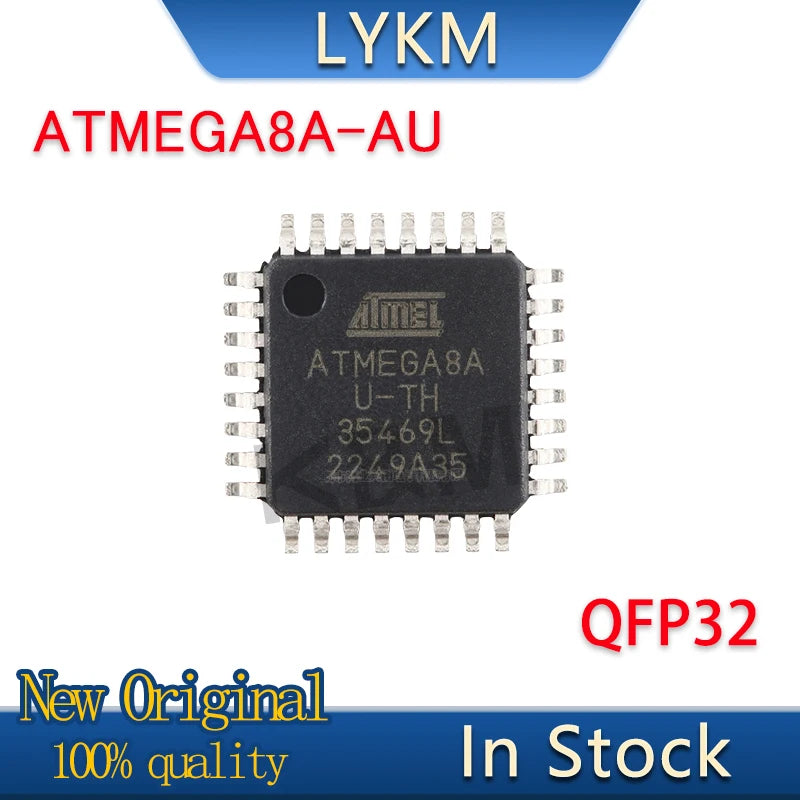 5-100/PCS New Original ATMEGA8A ATMEGA8A-AU ATMEGA8A-AUR TQFP32 8-bit microcontroller AVR In Stock