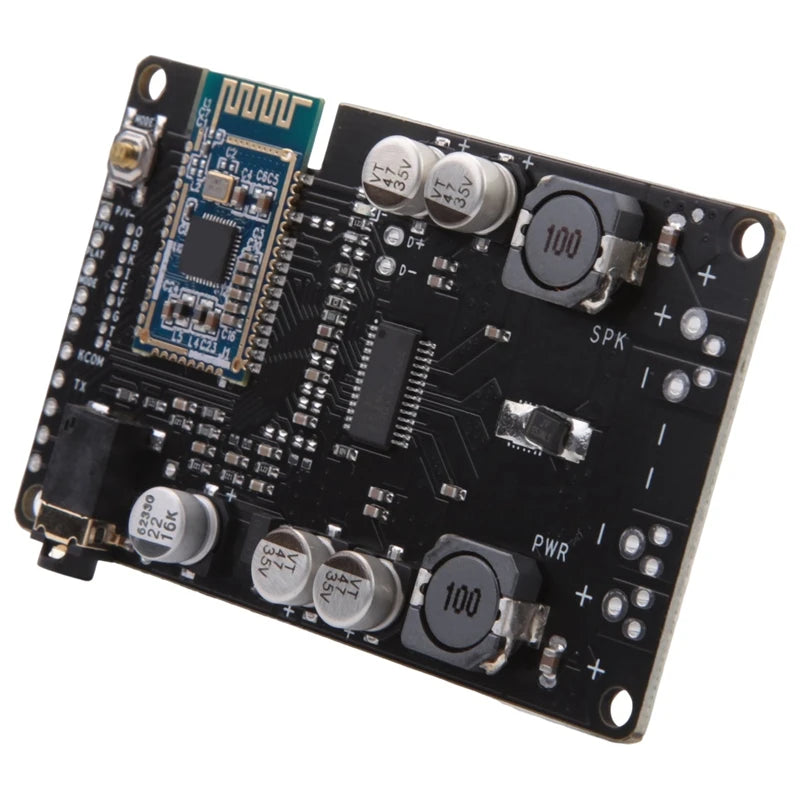 Bluetooth 5.0 Amplifier Board AUX 20W/30W Serial Port to Change Name Mono Stereo Module Amplificador (Support Call)-A22U