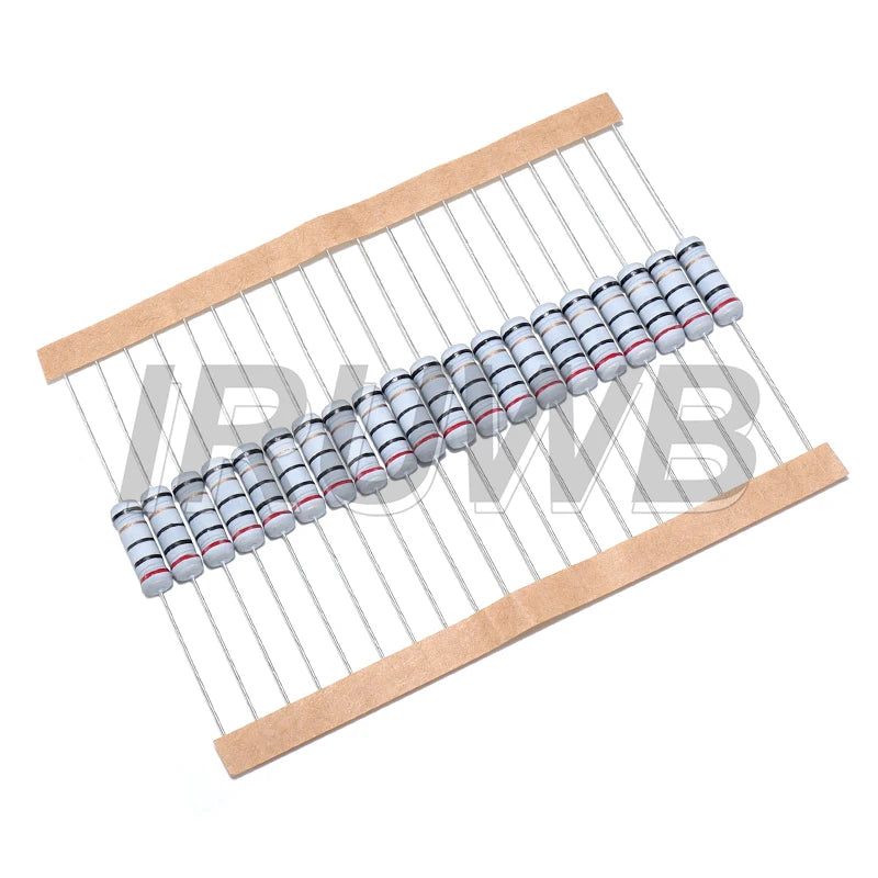 20pcs 2W 5% Wirewound Resistor Fuse 0.1 0.22 0.33 0.47 0.5 1 ohm 0.05R 0.1R 1R 2.2R 4.7R 5.1R 10R 20R 22R 47R 51R 100R
