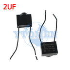 1/2/5PCS CBB61 Motor Run Capacitor 450V AC Fan Capacitors 0.8/1/1.2/1.5/1.8/2/2.5/4/5/6/8/10UF for Ceiling Fan & Air Conditioner
