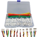 Jst 1.25mm Pitch Extension Cable Male Female Connector 2/3/4/5/6 Pin Housing Adapter  with 15cm Pre Pressed Soft Silicon Wire