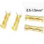 100/200/500/Pcs  U-Shaped Copper Wire Crimps H62 Brass Wire Buckle  Fascia Butt Terminal Quick Connect 454TABC 452 453 0.2-10mm2