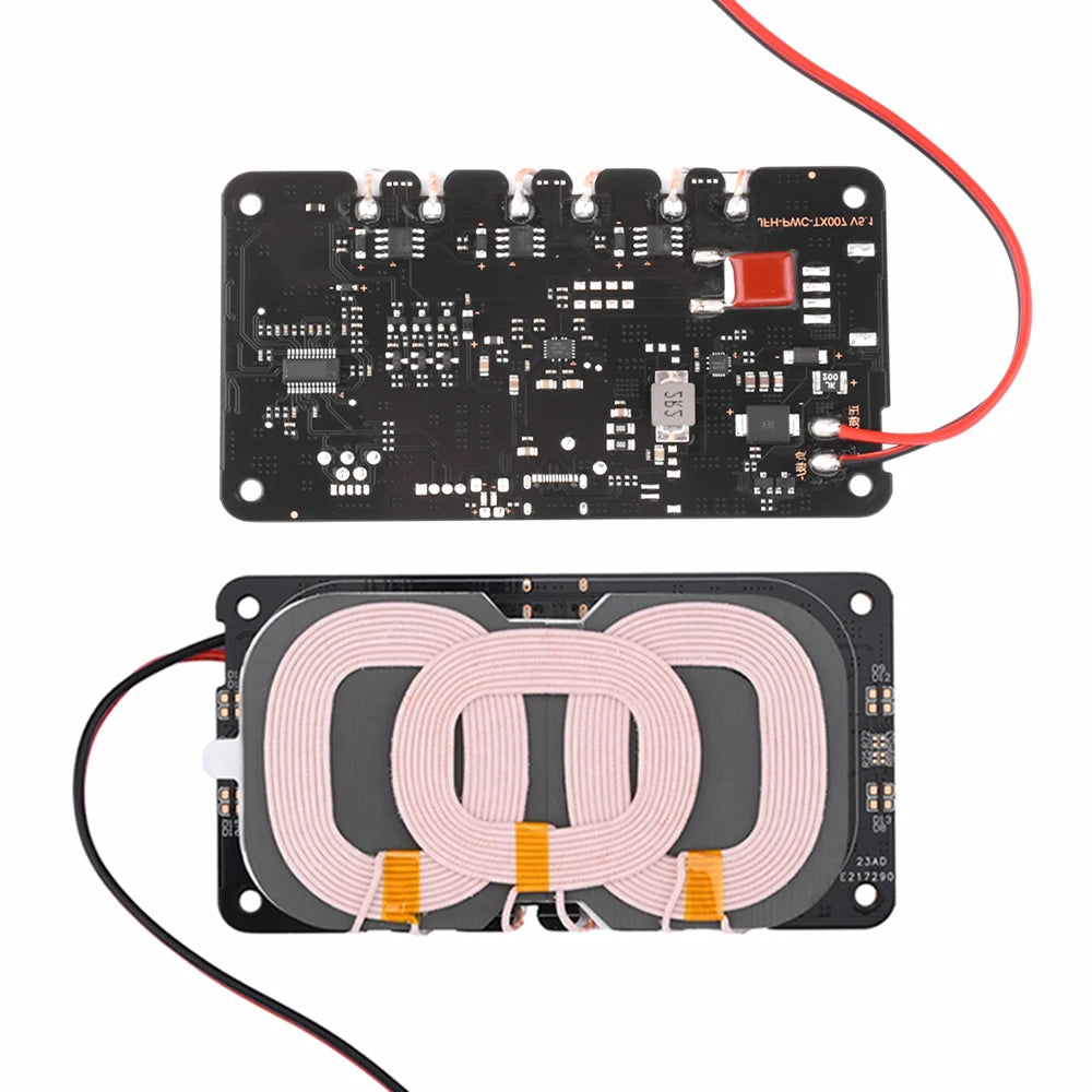 20W High-Power Wireless Charging Module with 3 Coils, In-Car Wireless Charging Module with Type-C Port