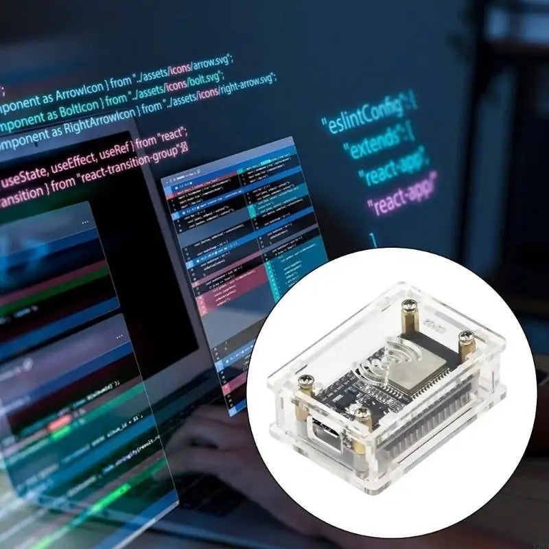 Lightweight Acrylic Case for CP2102/CH340G ESP32 Safe Use IoT Development Board Y3ND
