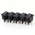 5Pcs RLEIL RL3-10 6Pin DPDT ON-OFF-ON 3 Position 15x21mm Mini Rocker Switch 10A/125VAC 6A/250VAC