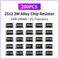 200PCS 2W Alloy Resistor R001 R002 R003 R004 R008 R009 R010 R012 R015 2512 1% R020 R025 R060 R070 R100 R120 R150 R300 6.4X3.2MM