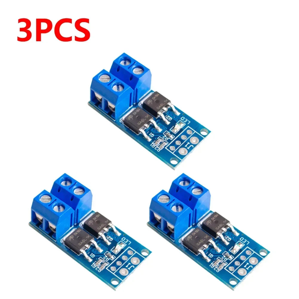 1 - 20pcs 15A 400W MOSFET Trigger Switch Drive Module PWM Regulator Control Panel DC 5V-36V Electronic Switch Control Board